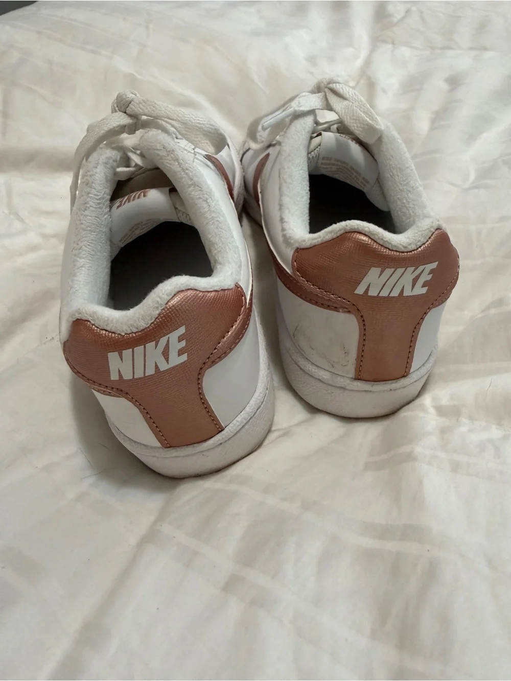Nike Court Royale White Rose Gold Sneakers Women’s Size 7